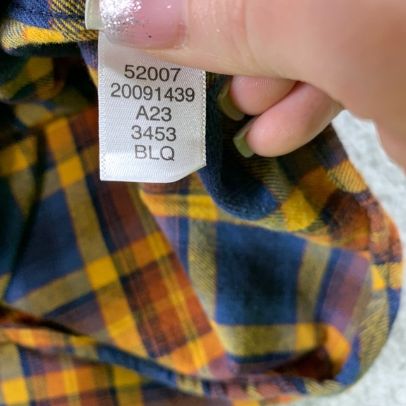 Duluth Trading Shirt Mens XL Brown Plaid Free Swinging Flannel Outdoor Rugged - Picture 9 of 11